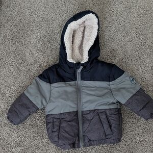 OshKosh B'gosh Blue/Gray Boys Winter Jacket Size 12 Months